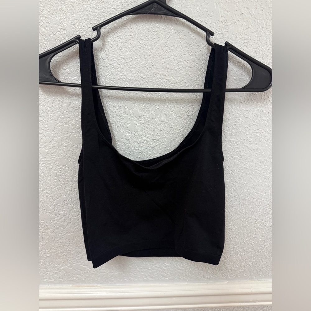 free people Black Cropped Tank